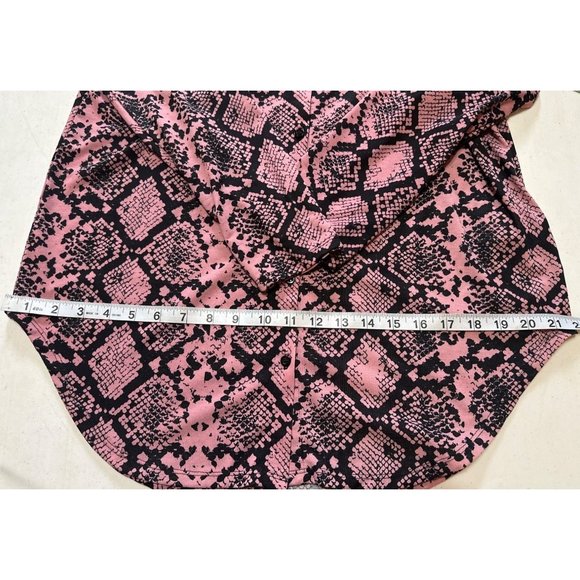 LuLaRoe Simply Comfortable Women's Geometric Blouse Button-Down Size M Polyester - Picture 11 of 12